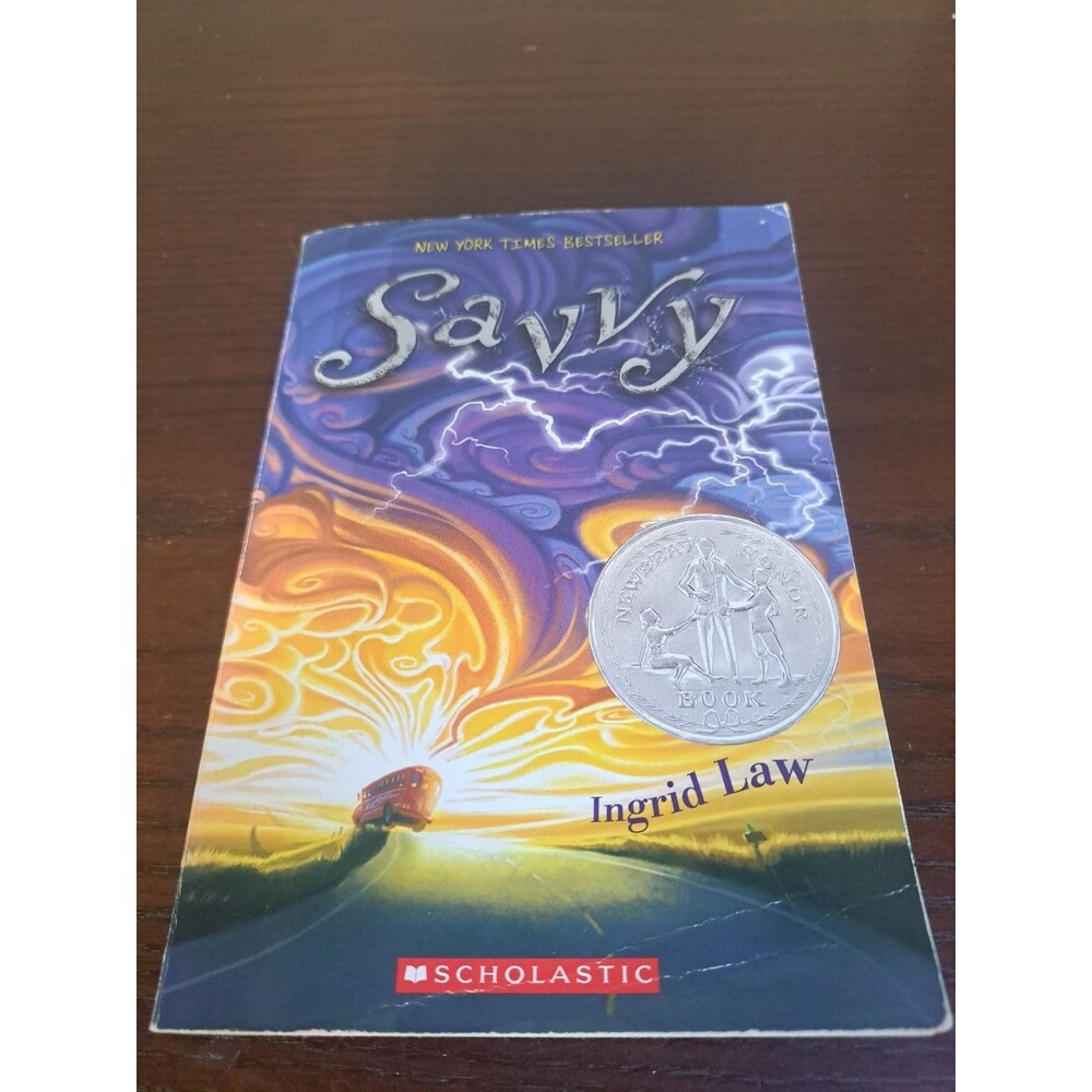 2010 Scholastic Savvy Paperback Book By Ingrid Law